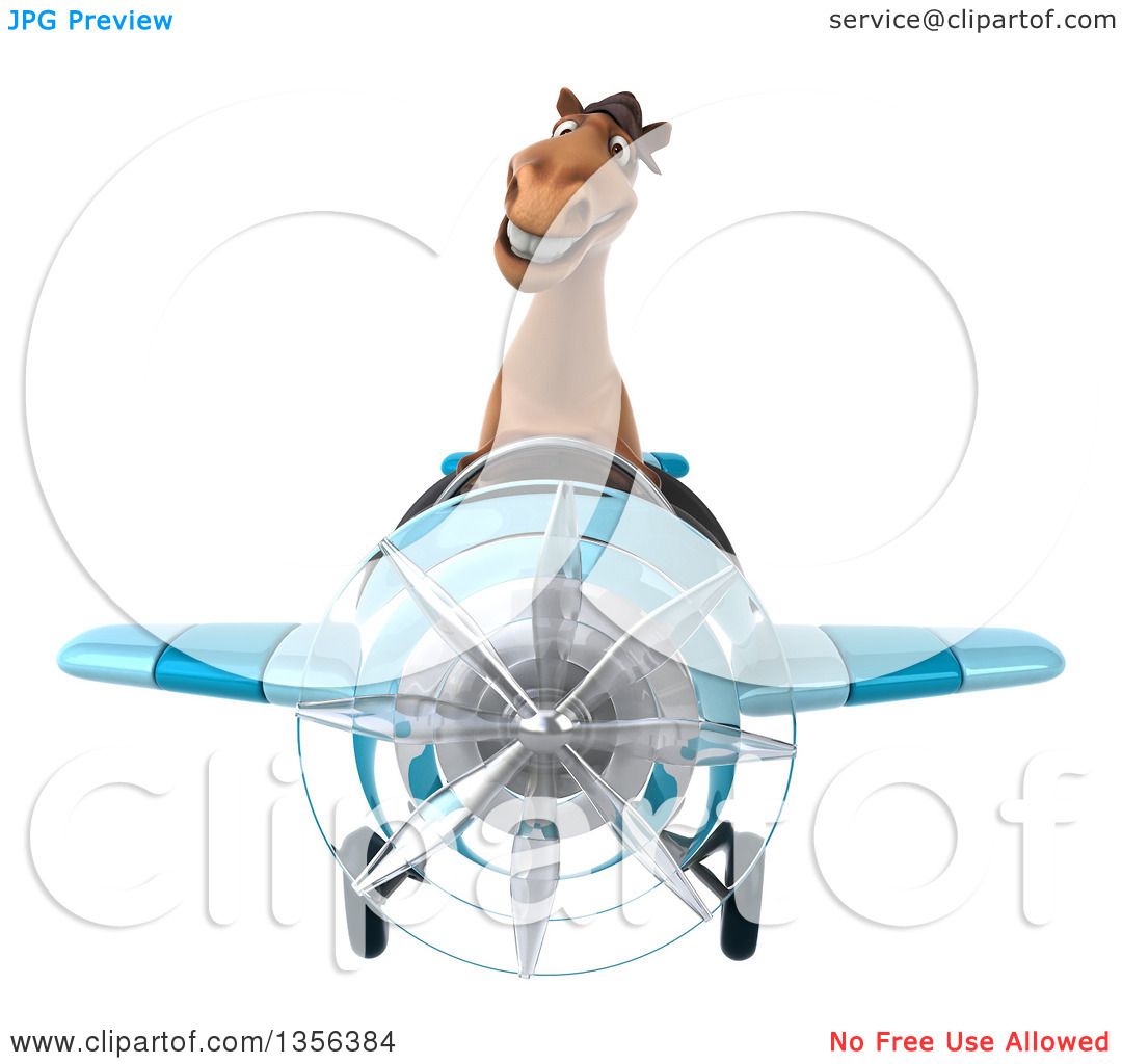 Clipart-Of-A-3d-Brown-Horse-Aviator-Pilot-Flying-A-Blue-Airplane-On-A-White-Background-Royalty-Free-Illustration-10241356384.jpg
